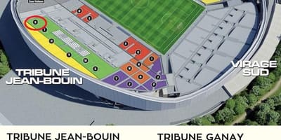 ஸ்டேட் velodrome அமைவு வரைபடம்